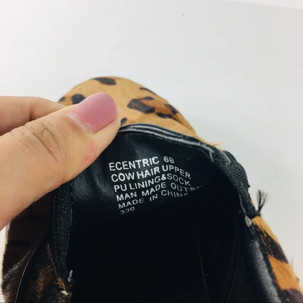 Steve Madden Animal print slip ons women's size 6